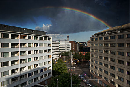 Rainbow over Kallio